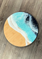 Ocean Blue Lazy Susan