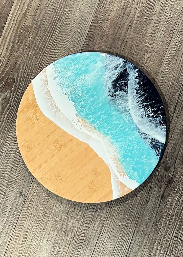 Ocean Blue Lazy Susan