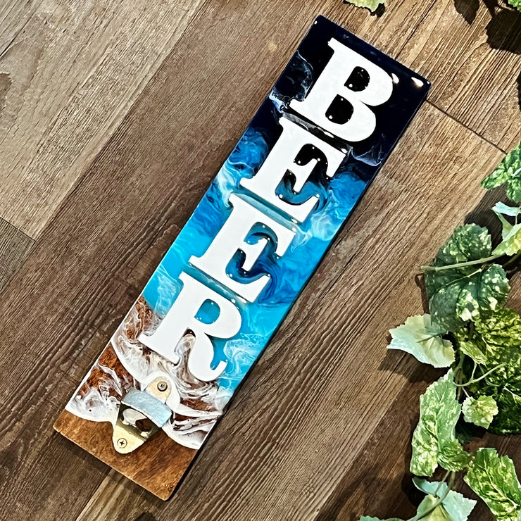 Bottle Opener Beer Sign