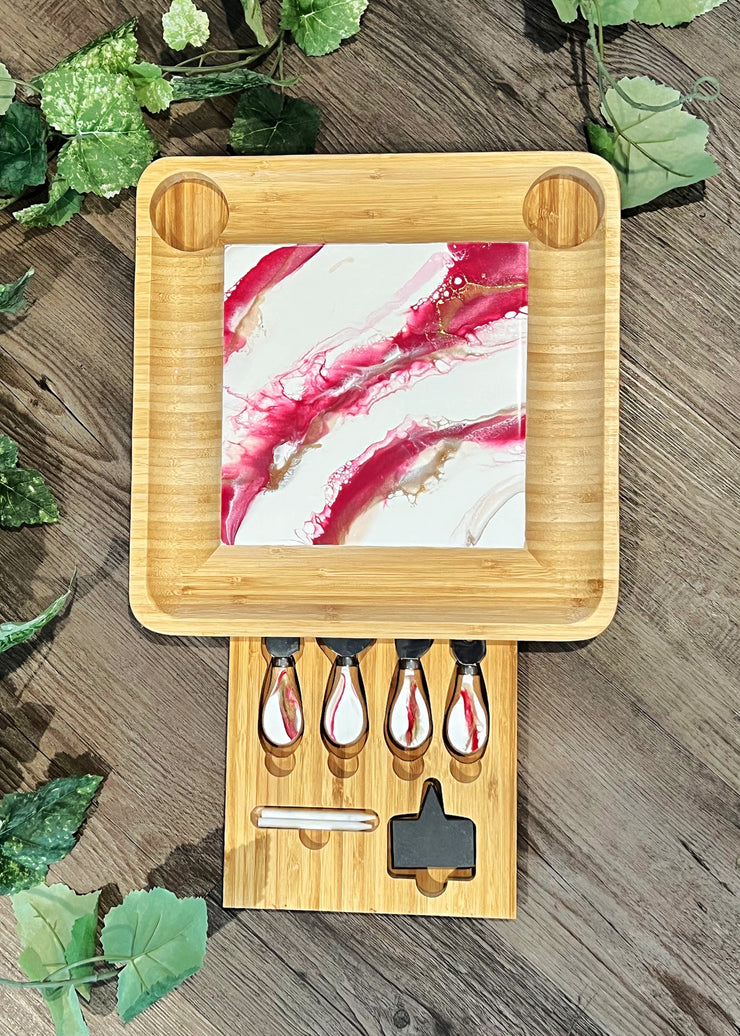 Marbled Charcuterie Set