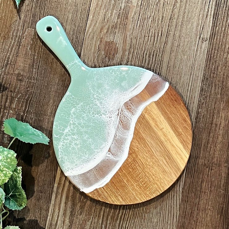 Small Sea Glass Circle Board