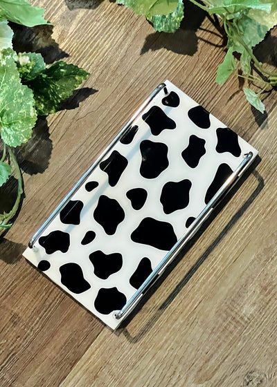 Cow Print Small Vanity Tray