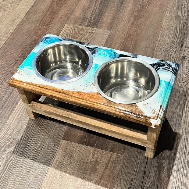 Ocean Breeze Ombre Dog Bowl