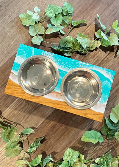 Ocean Breeze Pet Bowl