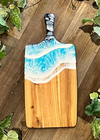 Turquoise Ombre Acacia Board