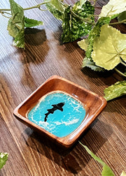 Shark Turquoise Trinket Bowl