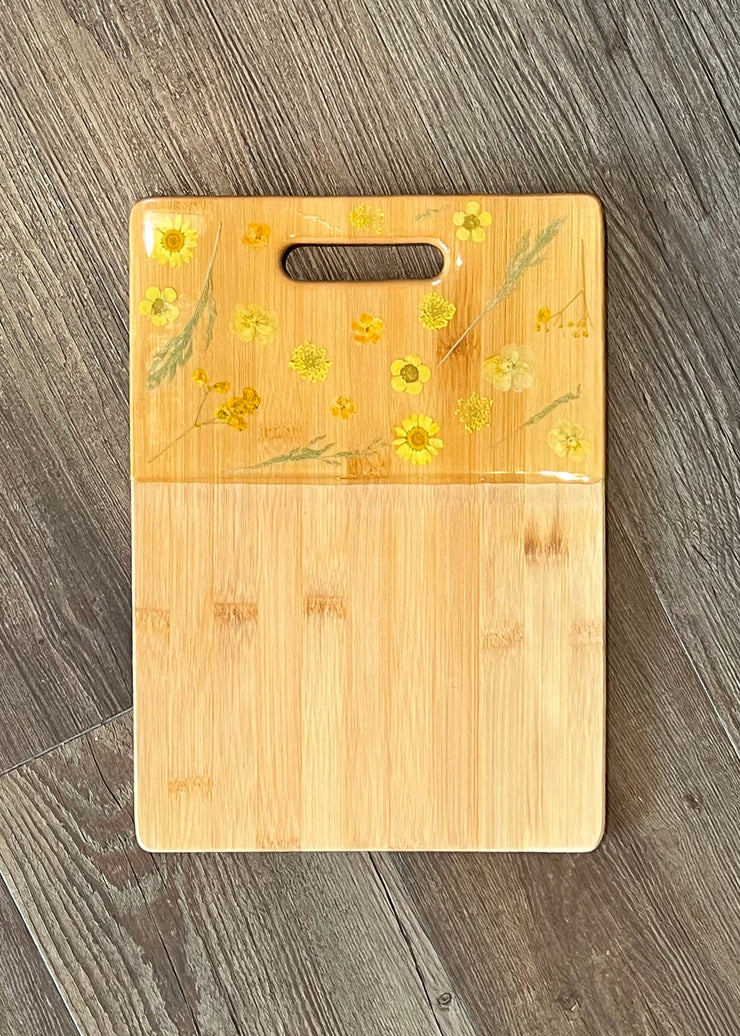 Hello Yellow Floral Board